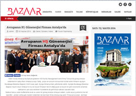 Avrupa'nın HŞ Güneş Enerjisi firması Antalya'da
